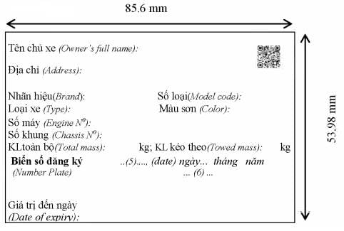 Thông tư 79/2024/TT-BCA cấp thu hồi chứng nhận đăng ký xe, biển số xe cơ giới, xe máy chuyên dùng