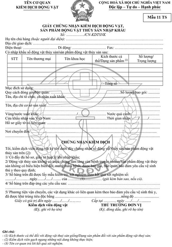 Circular No. 03/2026/TT-BNNMT on quarantine of aquatic animals and products thereof 20 image005