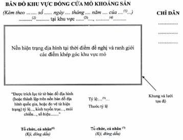 Thông tư 56/2026/TT-BCT quy định về nội dung đề án đóng cửa mỏ khoáng sản, phương án đóng cửa mỏ khoáng sản và mẫu văn bản trong hồ sơ đóng cửa mỏ khoáng sản 2 image001